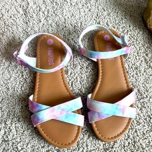 Fabkids tie dye girls sandals